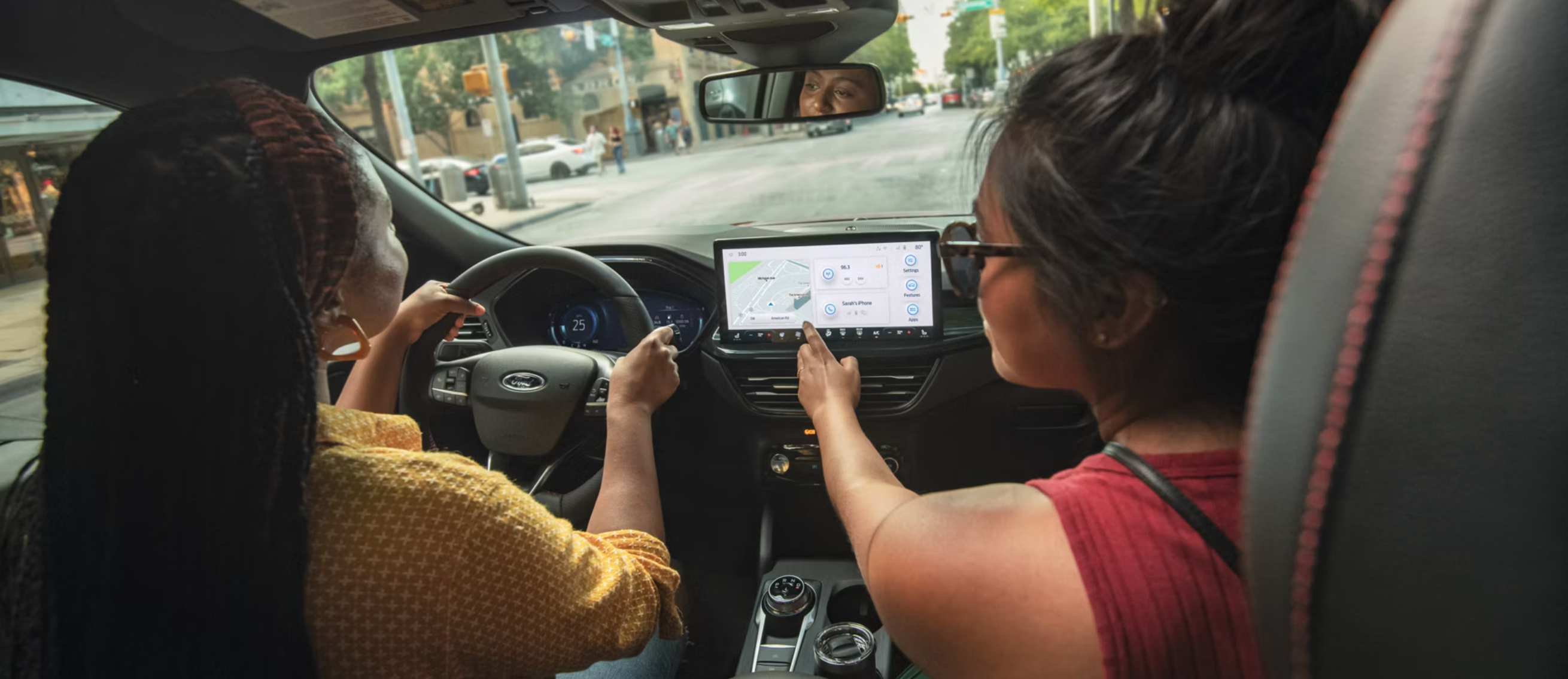 Front interior of the 2026 Ford Escape for sale near Sulphur