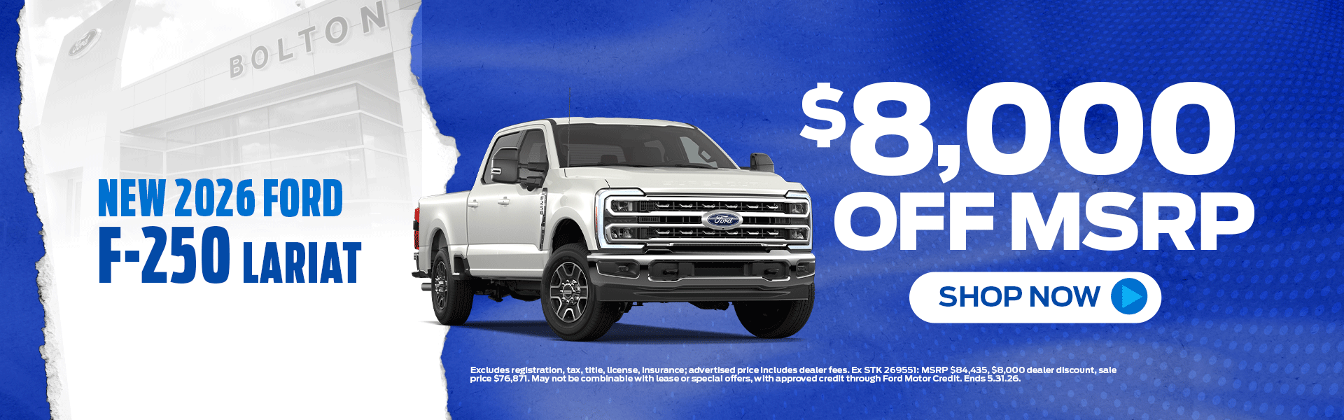 New 2026 Ford F-250 offers in Lake Charles, LA