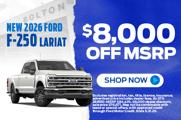 New 2026 Ford F-250 offers in Lake Charles, LA