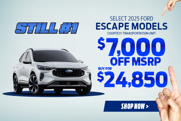 Select 2025 Ford Escape Models