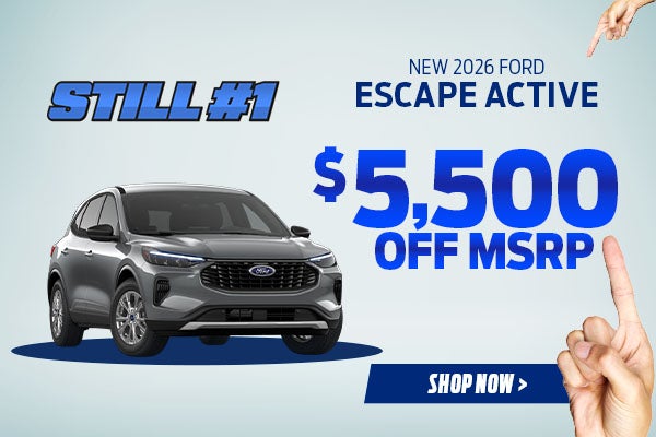 2026 Ford Escape Active offer in Lake Charles, LA