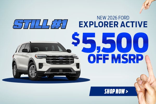 2026 Ford Explorer Active offer in Lake Charles, LA