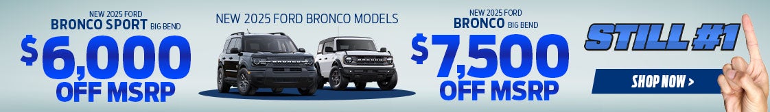 New 2025 ford bronco models