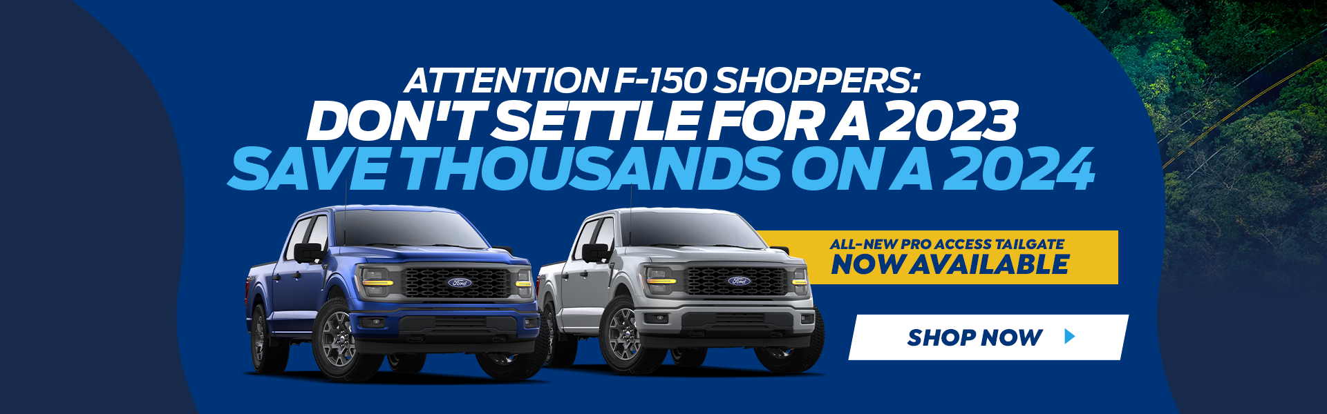 Don't Settle for a 2023; Save Thousands on a 2024 F-150!