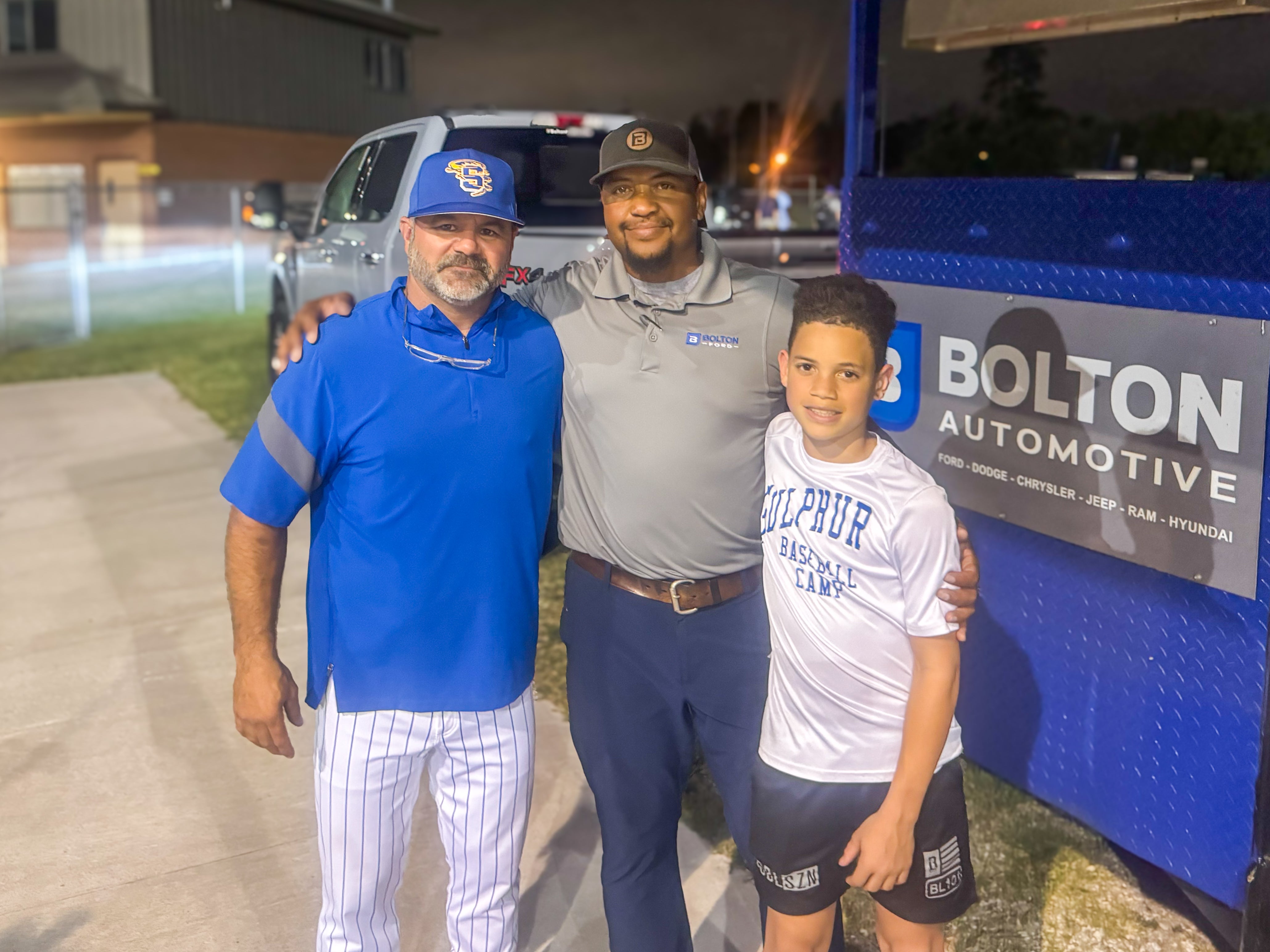 Fed Sulphur High Baseball Team Near Lafayette